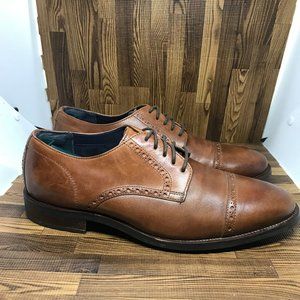 Leather Cap Toe Dress Shoes 